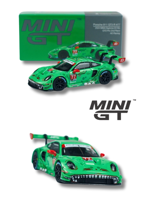 MINI GT Porsche 911 GT3 R #77 AO Racing MGT00889-CH (1:64) Diecast